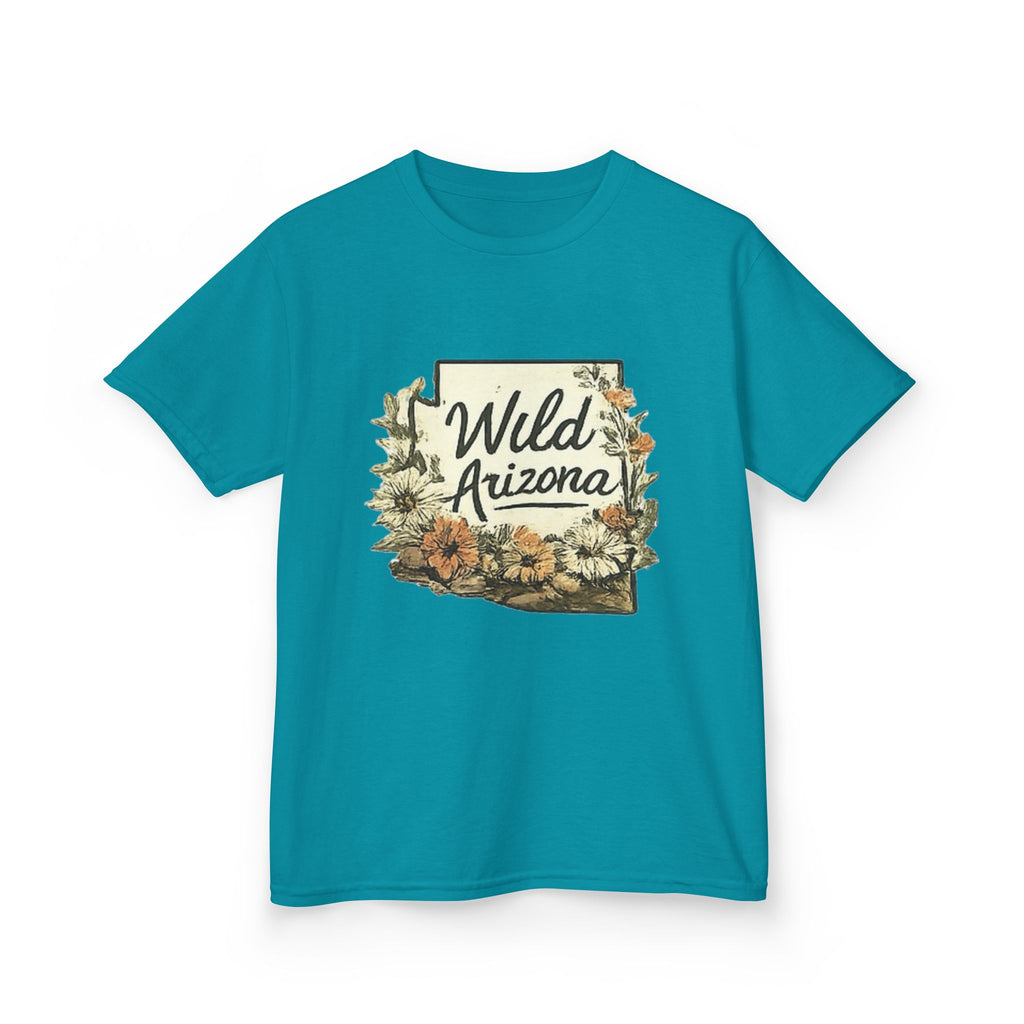 Kids 'Wild Arizona' Floral State T-Shirt — Southwestern Nature Tee
