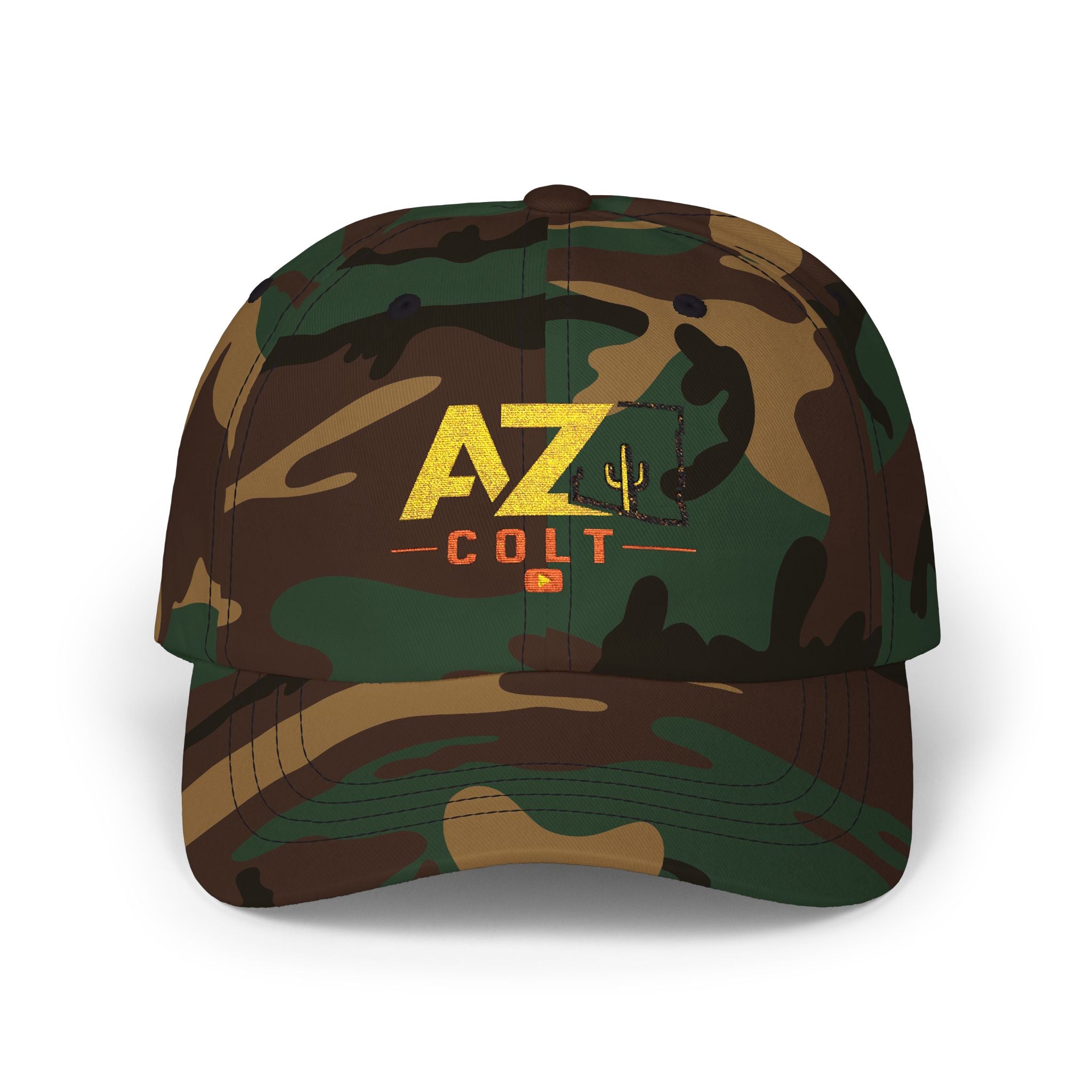 Camo Dad Cap — AZ Colt Logo Hat