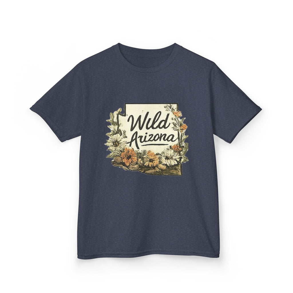 Kids 'Wild Arizona' Floral State T-Shirt — Southwestern Nature Tee