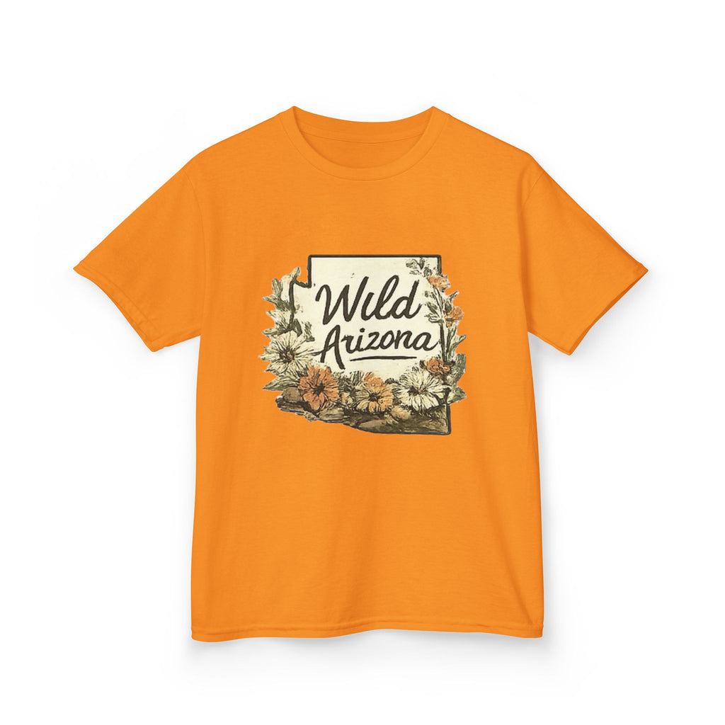 Kids 'Wild Arizona' Floral State T-Shirt — Southwestern Nature Tee