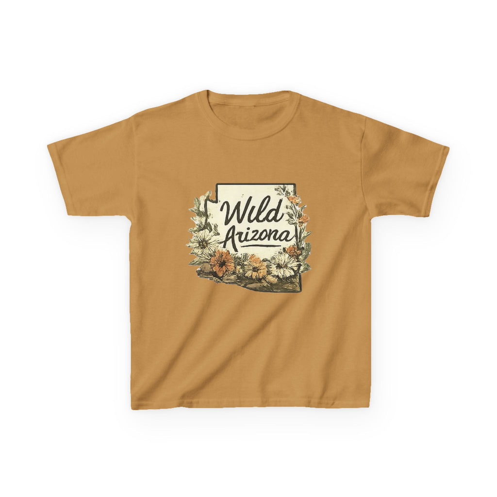 Kids 'Wild Arizona' Floral State T-Shirt — Southwestern Nature Tee