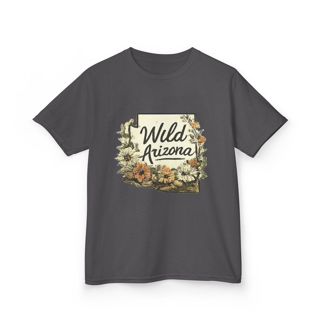 Kids 'Wild Arizona' Floral State T-Shirt — Southwestern Nature Tee