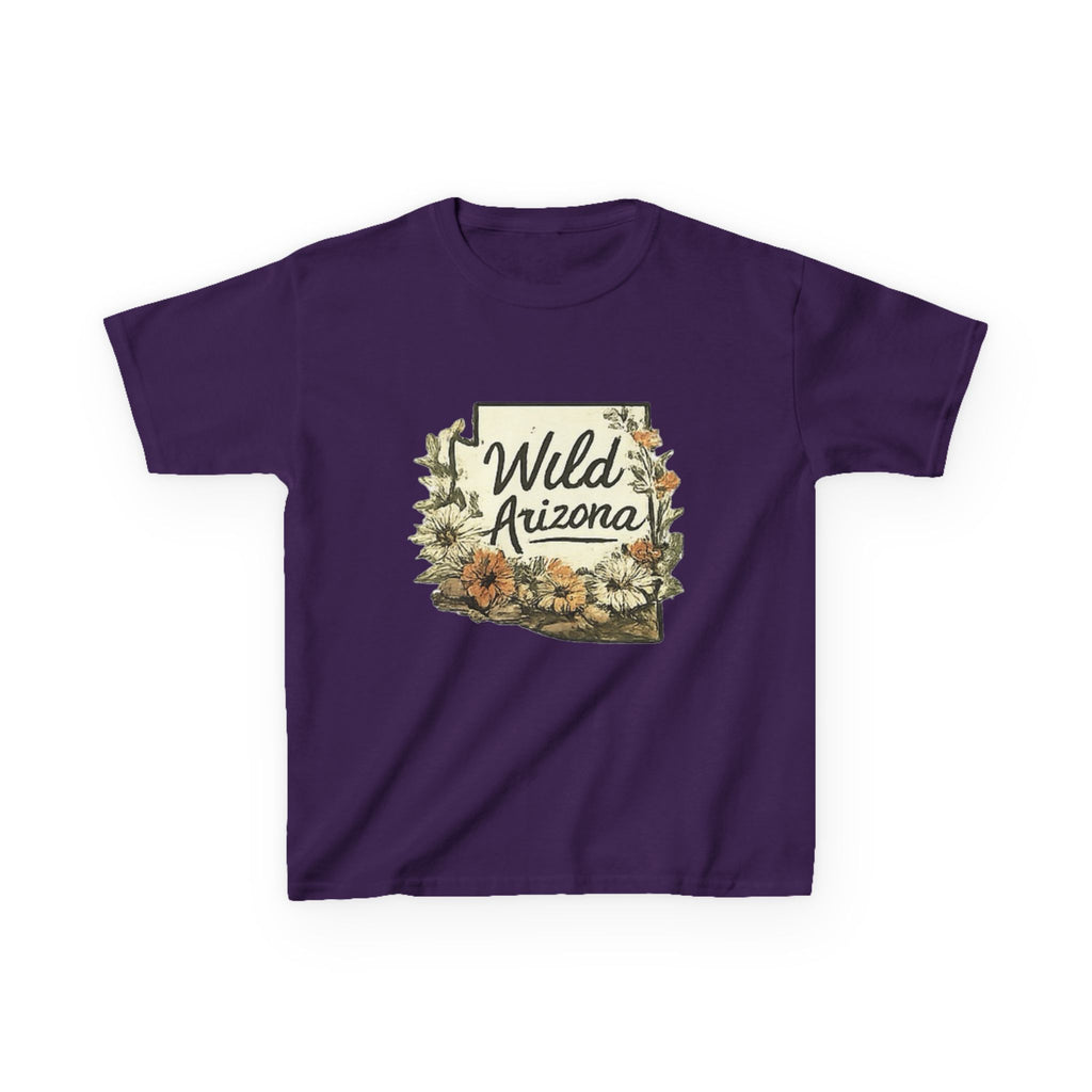 Kids 'Wild Arizona' Floral State T-Shirt — Southwestern Nature Tee