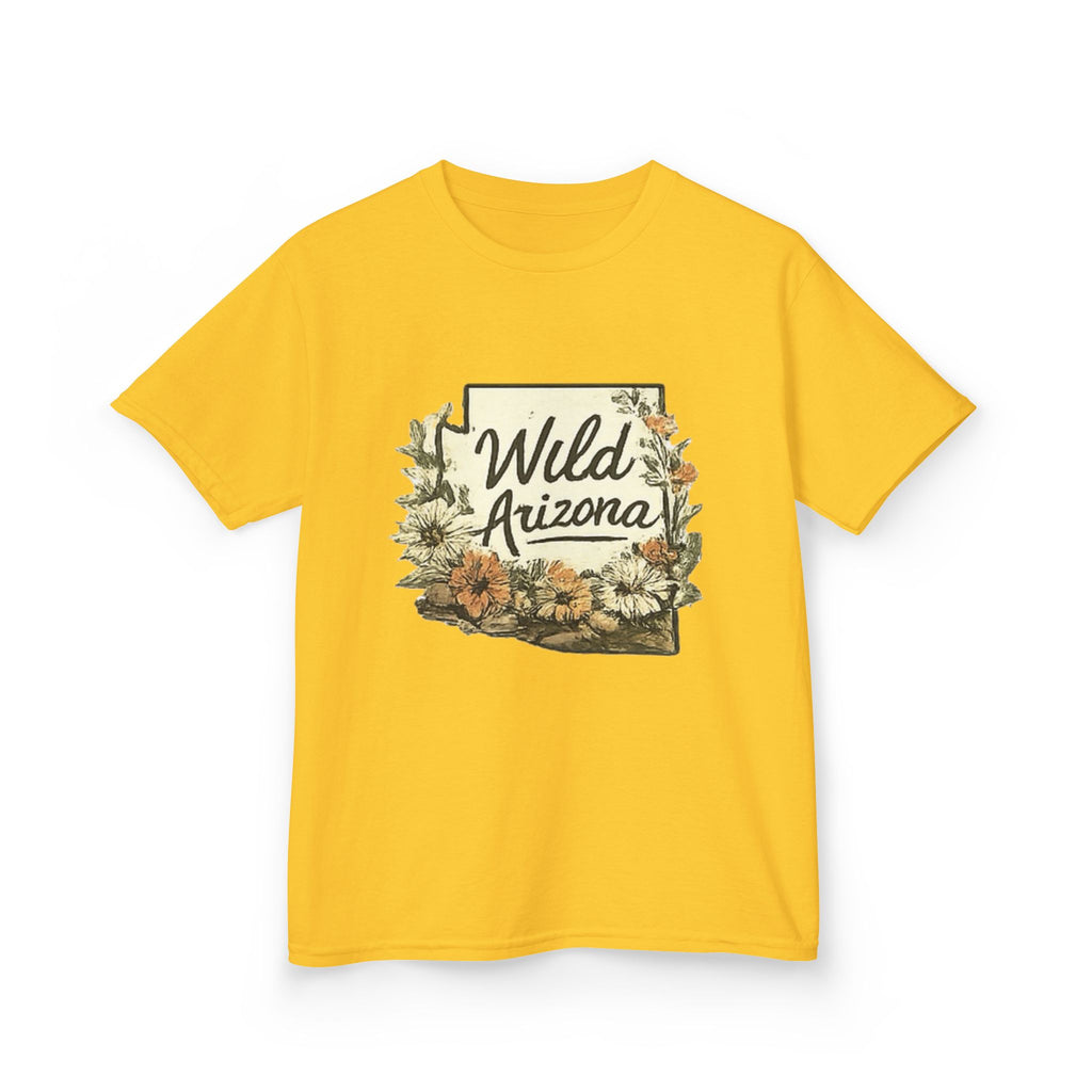 Kids 'Wild Arizona' Floral State T-Shirt — Southwestern Nature Tee