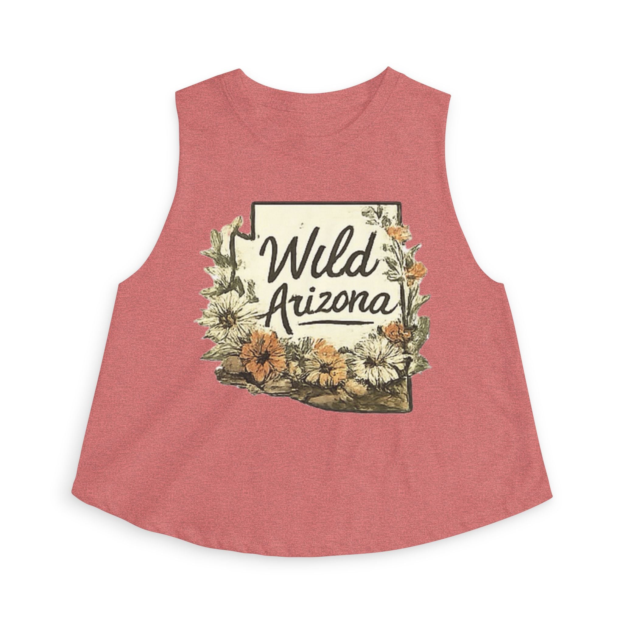Wild Arizona Crop Top – Floral State Silhouette Tank