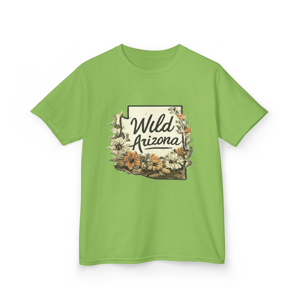 Kids 'Wild Arizona' Floral State T-Shirt — Southwestern Nature Tee