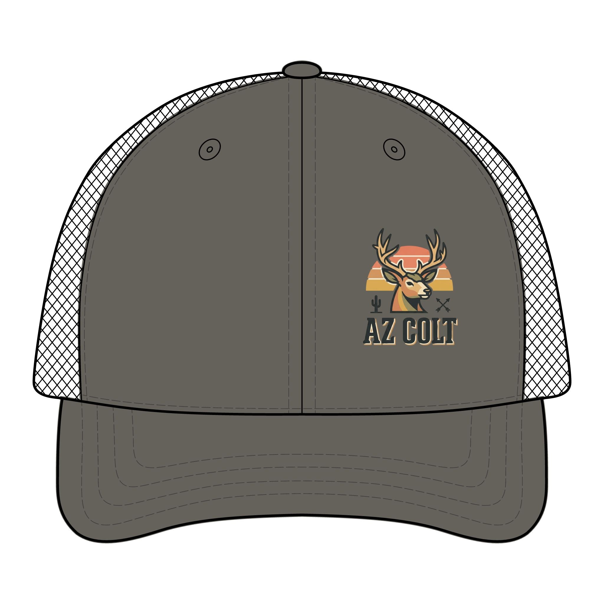 Deer Sunset Trucker Cap