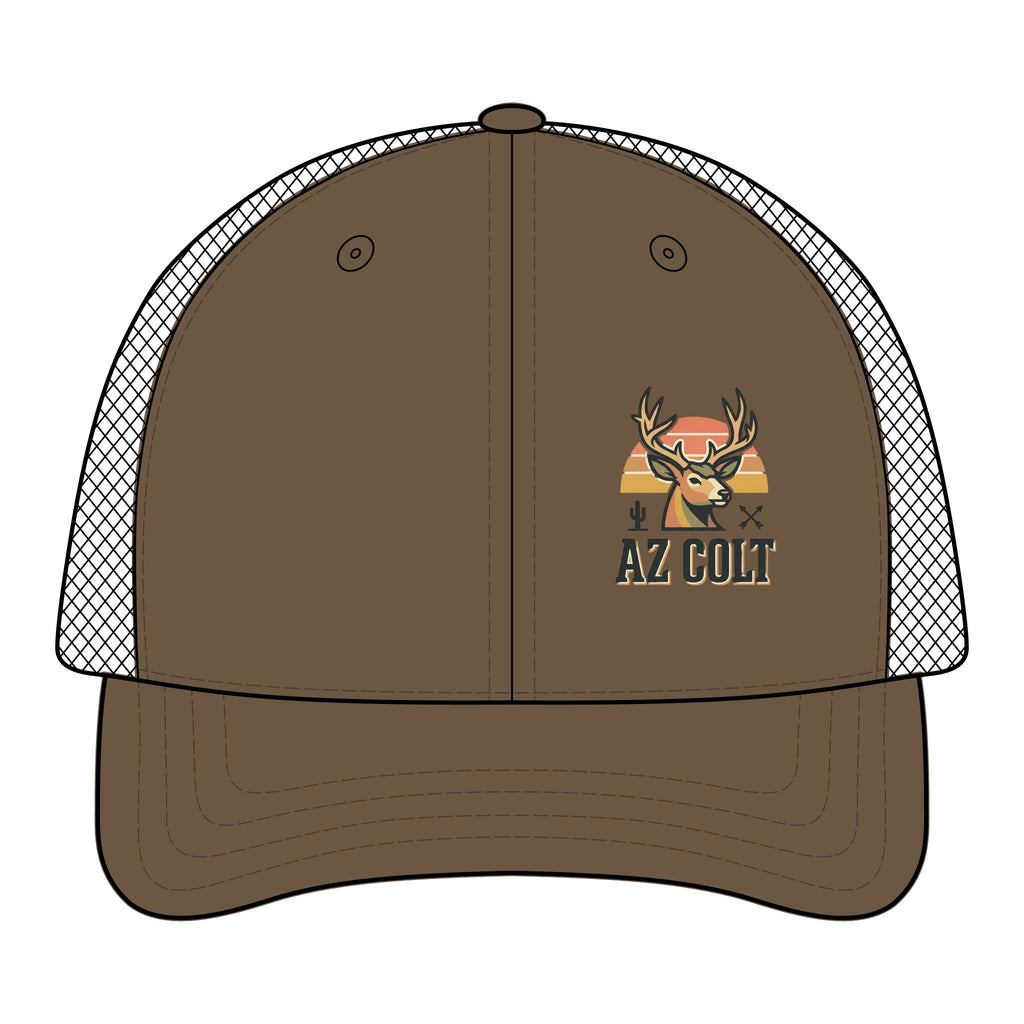 Deer Sunset Trucker Cap