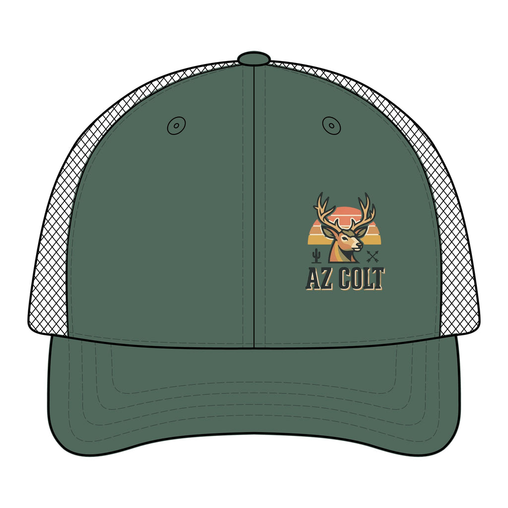 Deer Sunset Trucker Cap