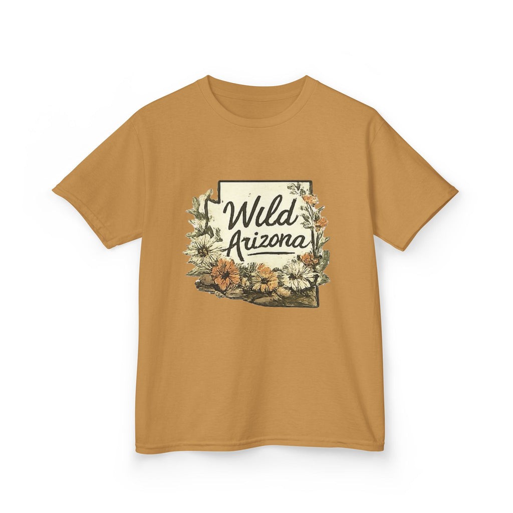 Kids 'Wild Arizona' Floral State T-Shirt — Southwestern Nature Tee