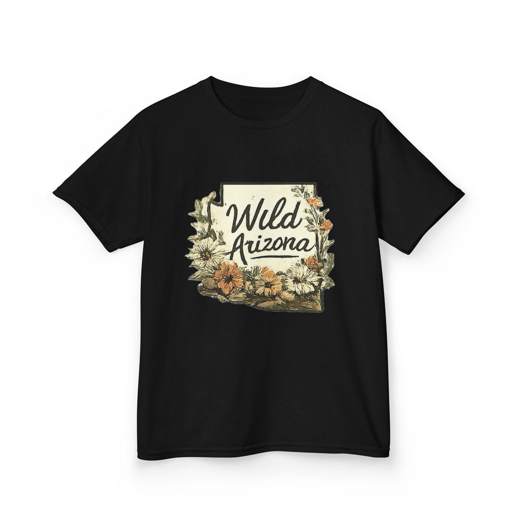 Kids 'Wild Arizona' Floral State T-Shirt — Southwestern Nature Tee