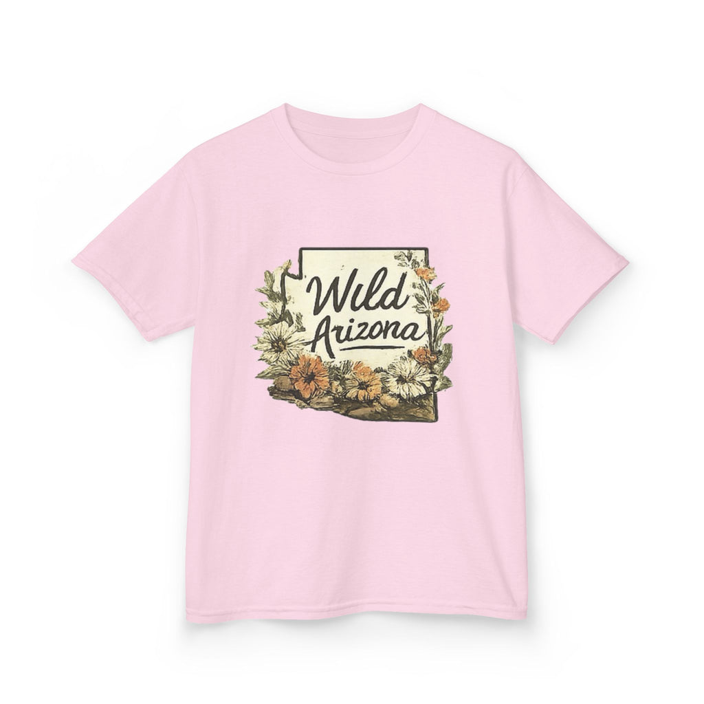 Kids 'Wild Arizona' Floral State T-Shirt — Southwestern Nature Tee