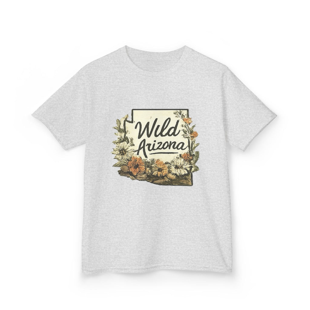 Kids 'Wild Arizona' Floral State T-Shirt — Southwestern Nature Tee